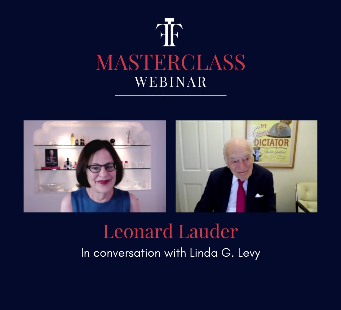 MASTERCLASS WEBINAR WITH LEONARD LAUDER