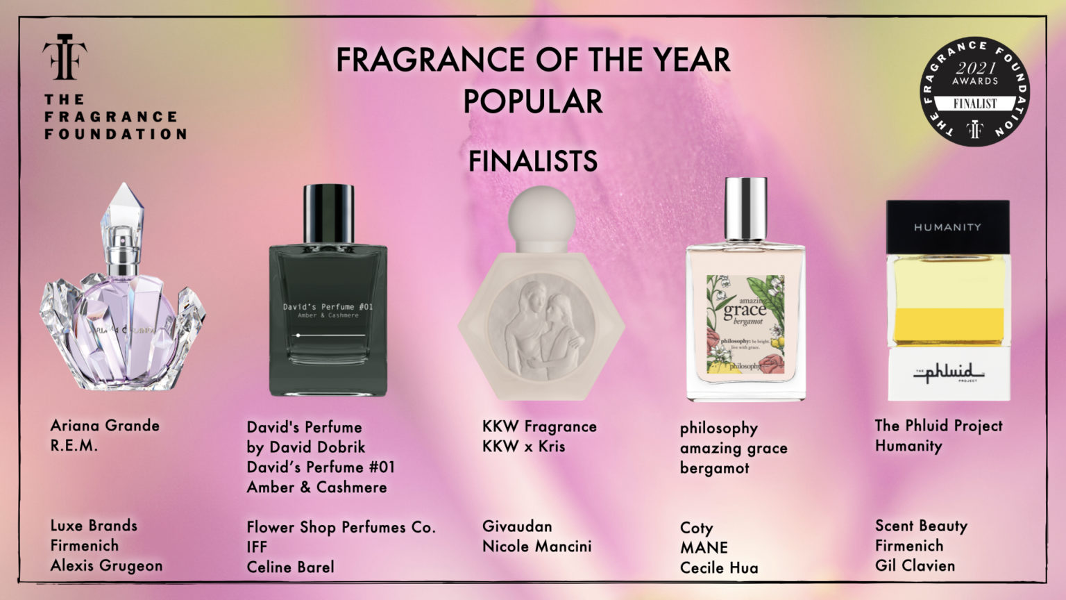 THE 2021 AWARDS FINALISTS’ WEBINAR APRIL 14th — The Fragrance Foundation