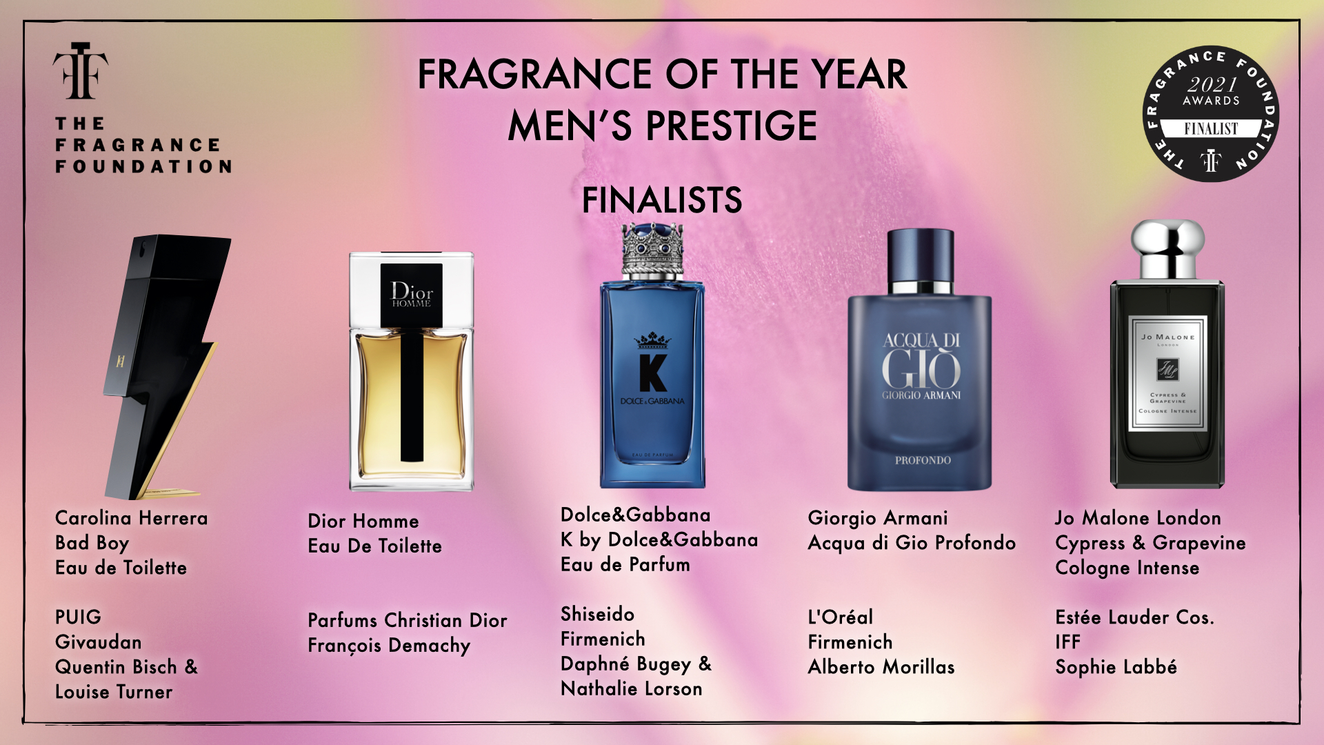 THE 2021 AWARDS FINALISTS’ WEBINAR APRIL 14th — The Fragrance Foundation
