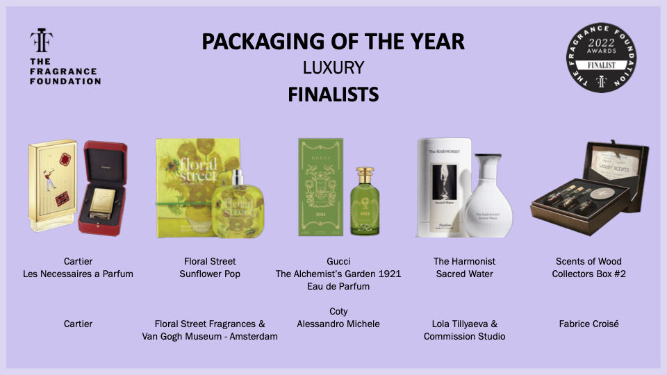 A Look At The Luxury Packaging Finalists In The Fragrance Foundation Awards